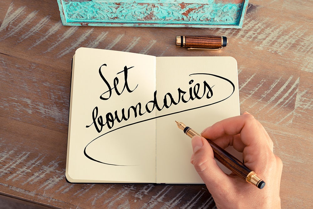 setting boundaries in recovery